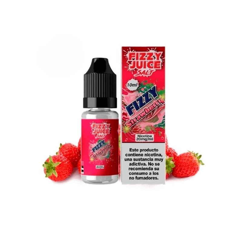 E-liquide Fizzy Juice Salts 10ml - Fraise 20mg | EliqVapoteur