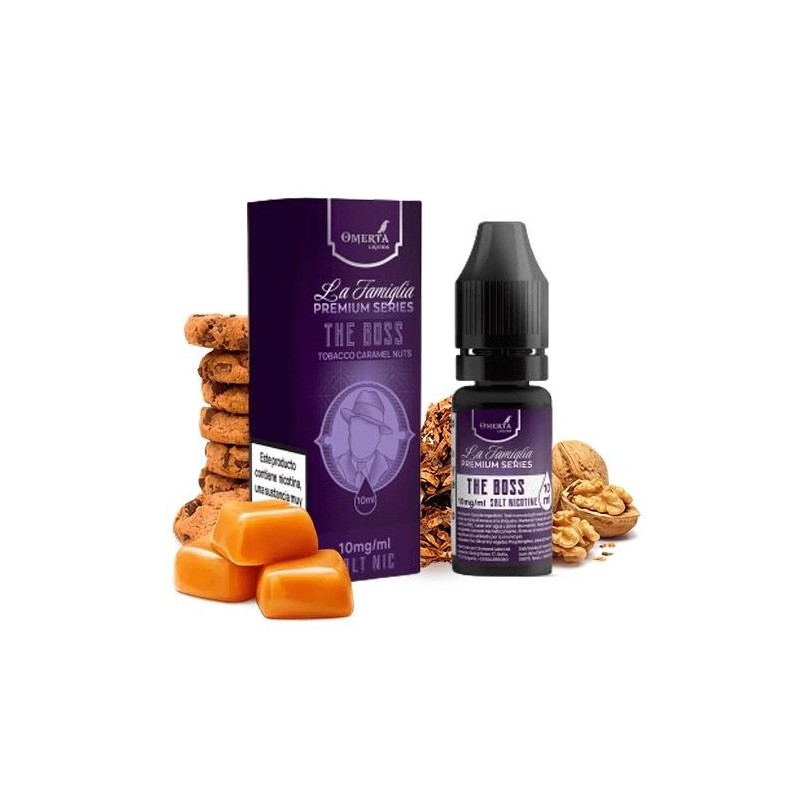 Liquid Omerta La Famiglia Salts 10ml - The Boss 20mg | Eliq Vapoteur