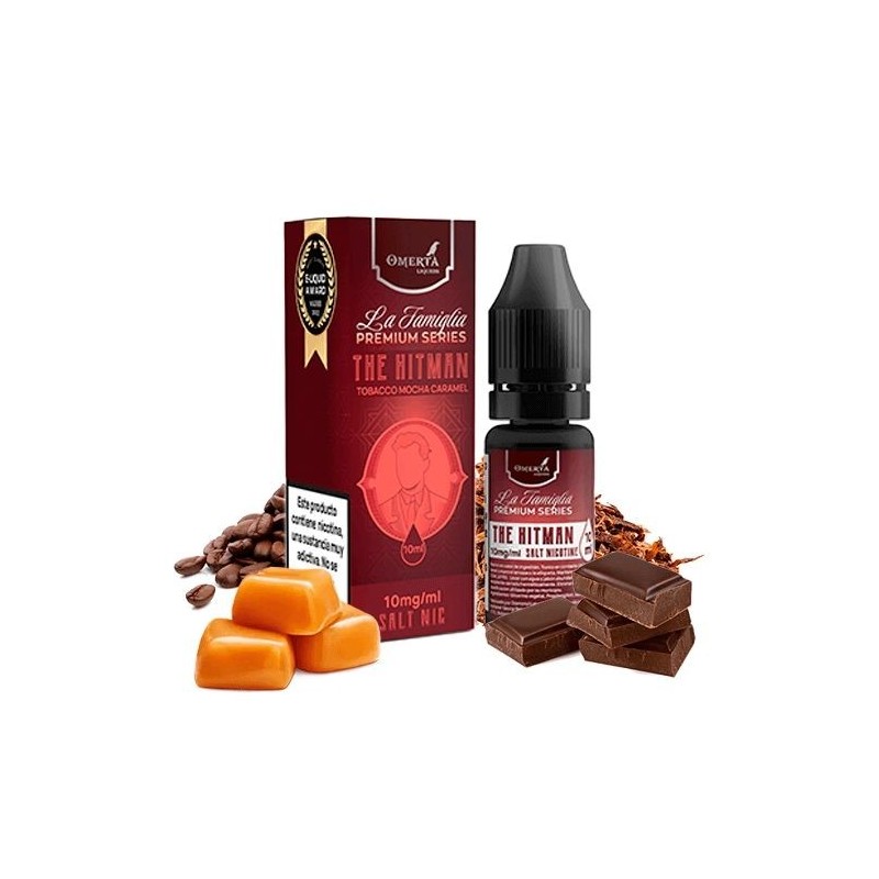 Liquid Omerta La Famiglia Salts 10ml - The Hitman 20mg | Eliq Vapoteur