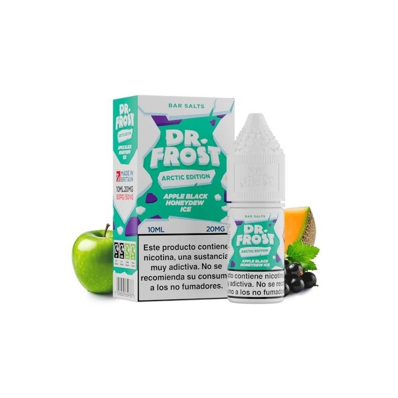 Liquid Dr Frost Salts 10ml - Apple Black Honeydew Ice 20mg | Eliq Vapoteur