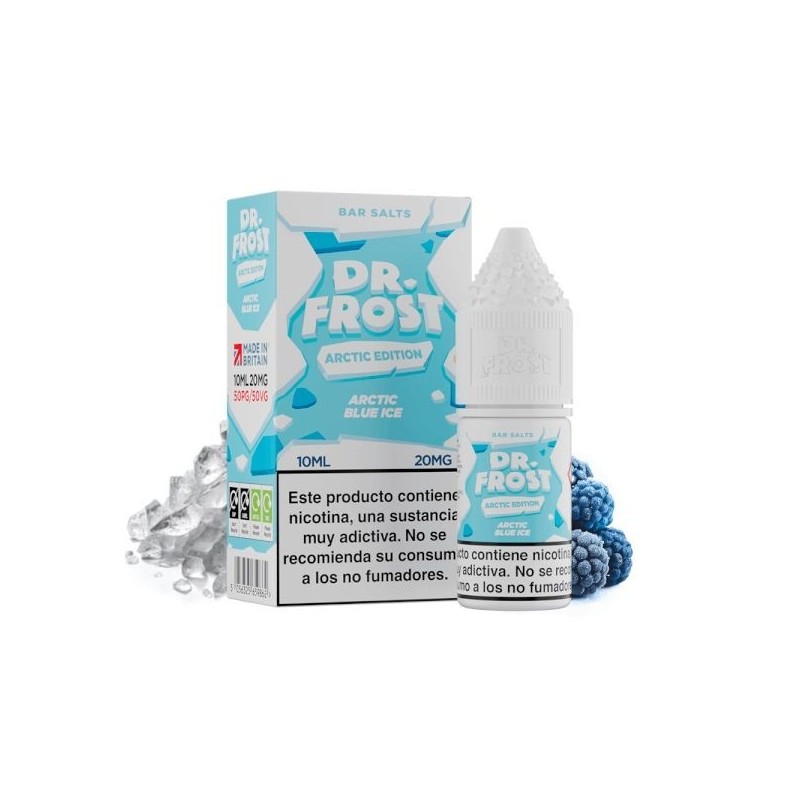 Liquid Dr Frost Salts 10ml - Arctic Blue Ice 20mg | Eliq Vapoteur