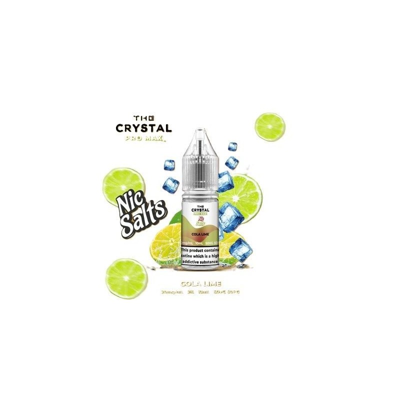 Liquid Crystal Promax Salt 10ml - Cola Lime 20mg | Eliq Vapoteur