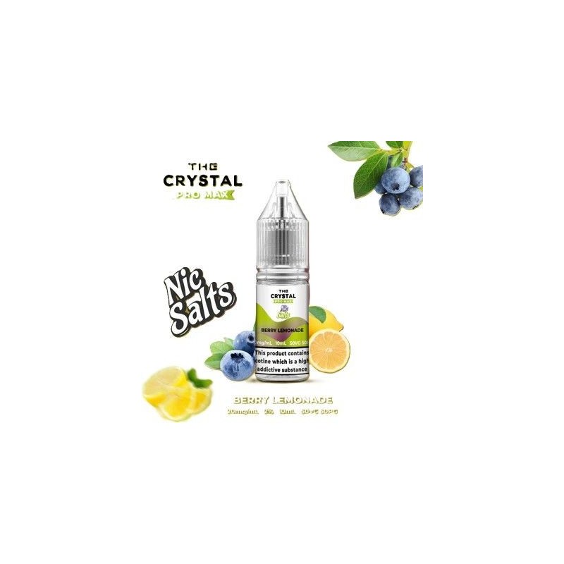 Liquid Crystal Promax Sel 10ml - Limonade aux Baies 20mg | Eliq Vapoteur