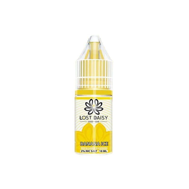 Liquid Lost Daisy Nic Salts 10ml - Banana Ice 20mg | Eliq Vapoteur