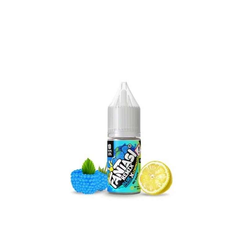 Liquid Fantasi Nic Salts 10ml - Framboise Bleue X Limonade 20mg | Eliq Vapoteur