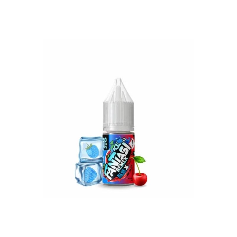 Liquid Fantasi Nic Salts 10ml - Framboise Bleue X Cerise Glacée 20mg | Eliq Vapoteur