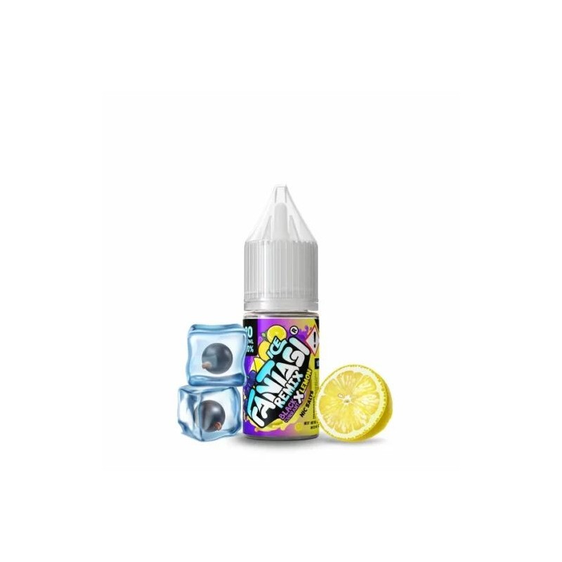 Liquid Fantasi Nic Salts 10ml - Cassis X Glace au Citron 20mg | Eliq Vapoteur