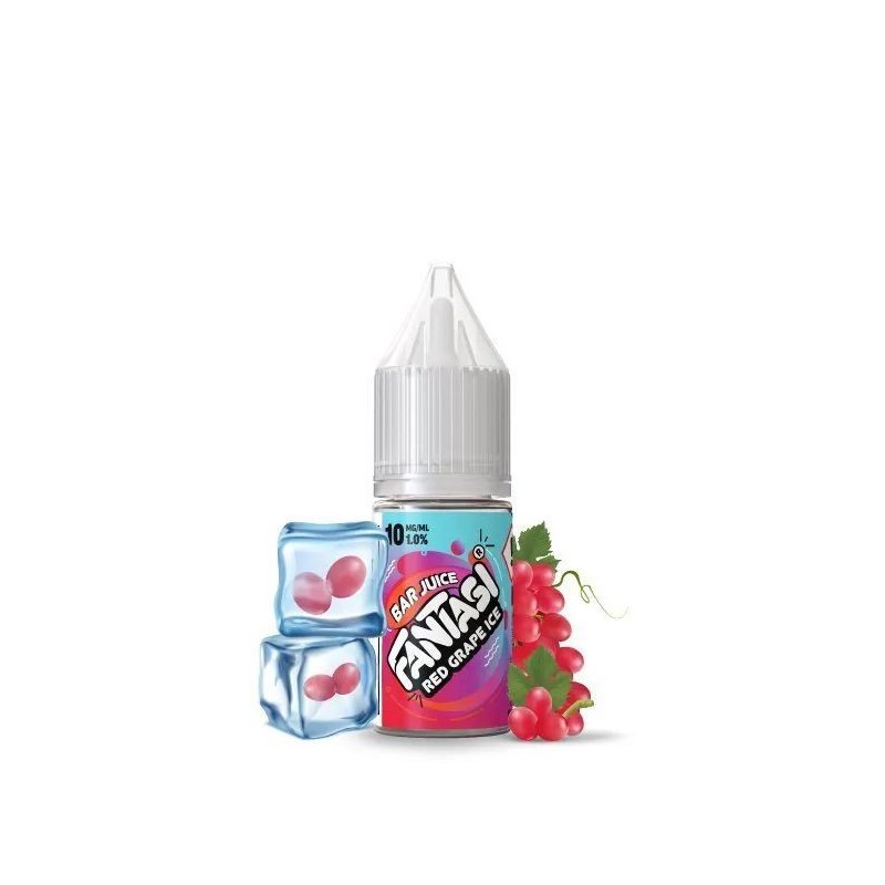 Liquid Fantasi Nic Salts 10ml - Raisin Rouge Glacé 20mg | Eliq Vapoteur