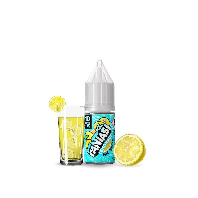 Liquid Fantasi Nic Salts 10ml - Lemonade Ice 20mg | Eliq Vapoteur