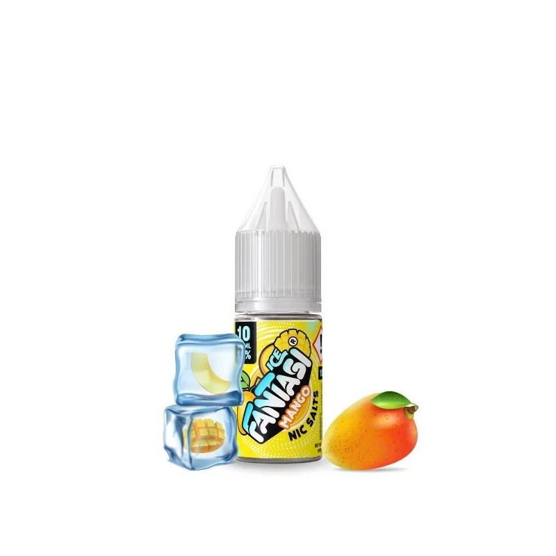 Liquid Fantasi Nic Salts 10ml - Mangue Glacé 20mg | Eliq Vapoteur