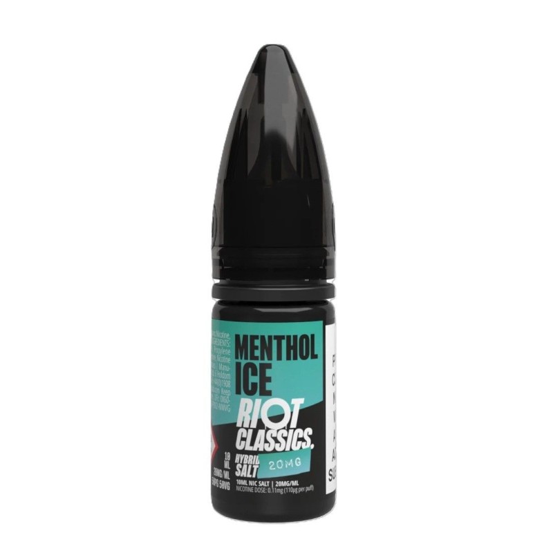 Liquid Riot Squad 10ml - Menthol Ice 20mg | Eliq Vapoteur