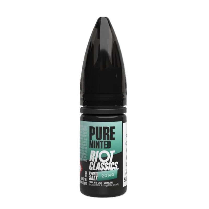Liquid Riot Squad 10ml - Menthe Pure 20mg | Eliq Vapoteur