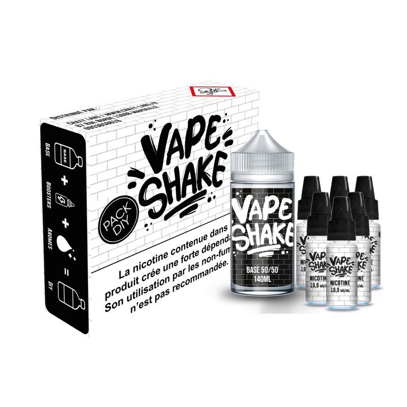 Vape Shake Pack Diy - 6MG 50/50 200ML | Eliq Vapoteur