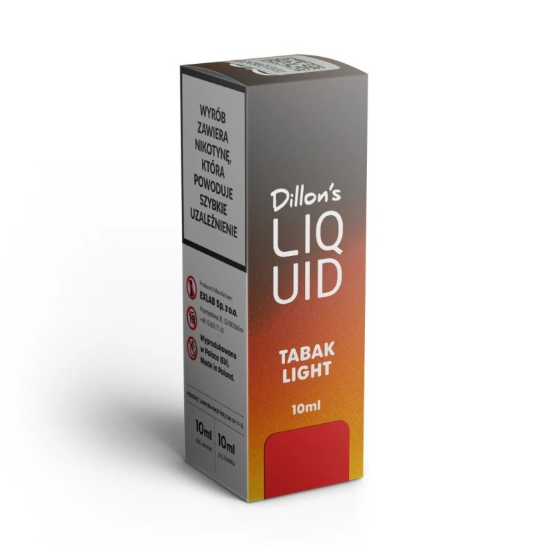 Liquid Dillon's 10ml - Tabak Light 6MG | Eliq Vapoteur