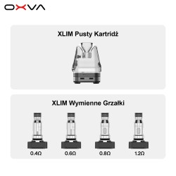 Grzałka OXVA - XLIM 0.8ohm | Eliq Vapoteur