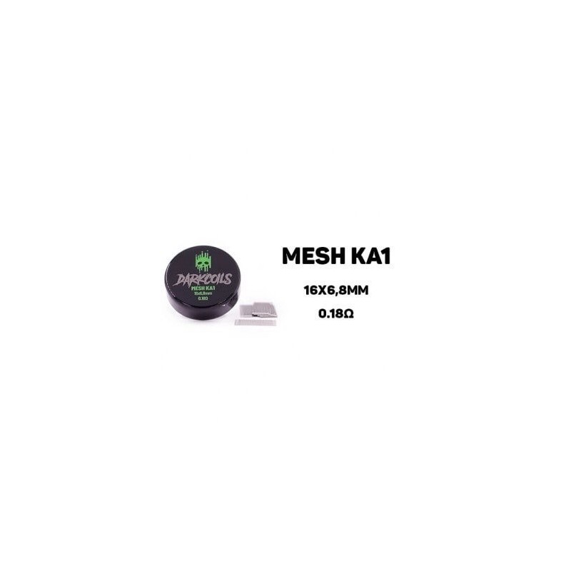 Siatka DARK COILS - MESH KA1 16x6.8mm 0.18ohm (10 pièces) | Eliq Vapoteur