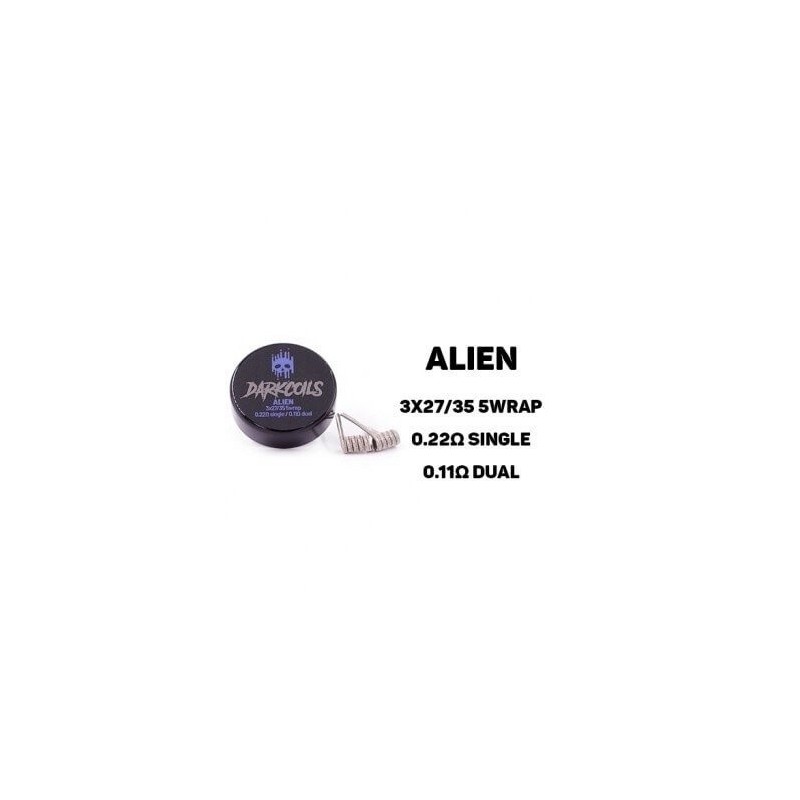 Résistance DARK COILS - ALIEN 0.11Ω (2pcs) | EliqVapoteur