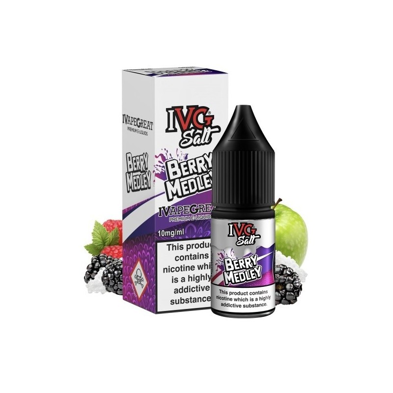 E-liquide IVG Salt 20mg/ml - Berry Medley | EliqVapoteur