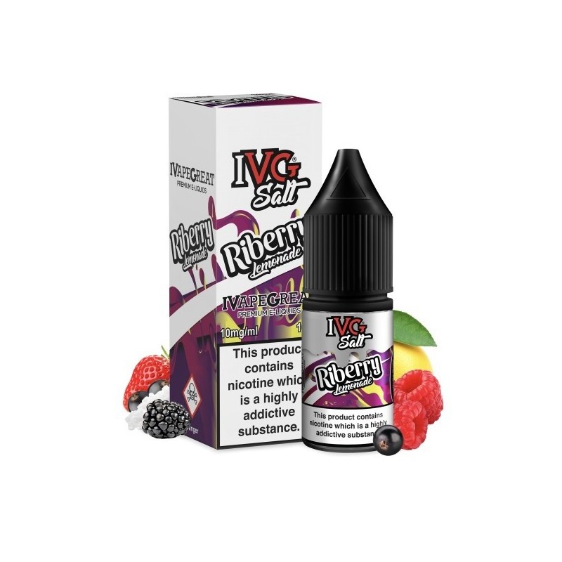 Liquid IVG Salt 20mg/ml - Riberry lemonade (A25) | Eliq Vapoteur