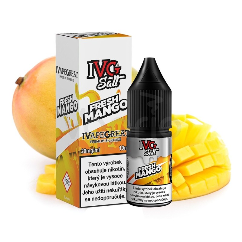 Liquid IVG Sel 20mg/ml - Mangue Fraîche (A25) | Eliq Vapoteur