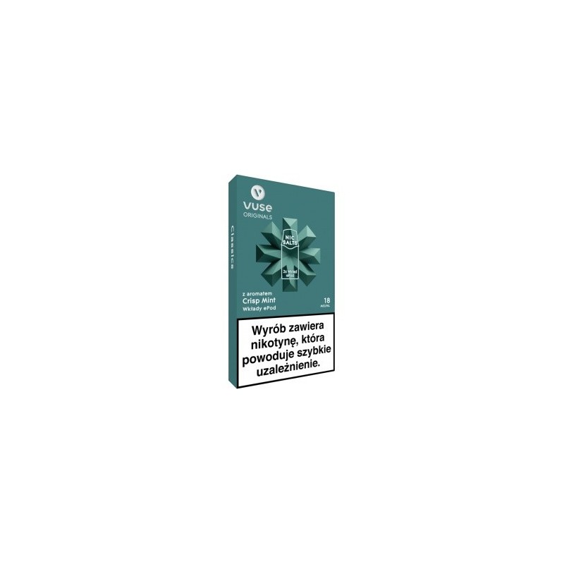 Vuse ePod Crisp Mint 12mg/ml (1 pce) | EliqVapoteur