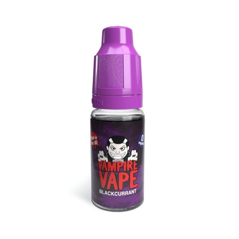Liquid Vampire Vape 10ml - Blackcurrant 18mg | Eliq Vapoteur