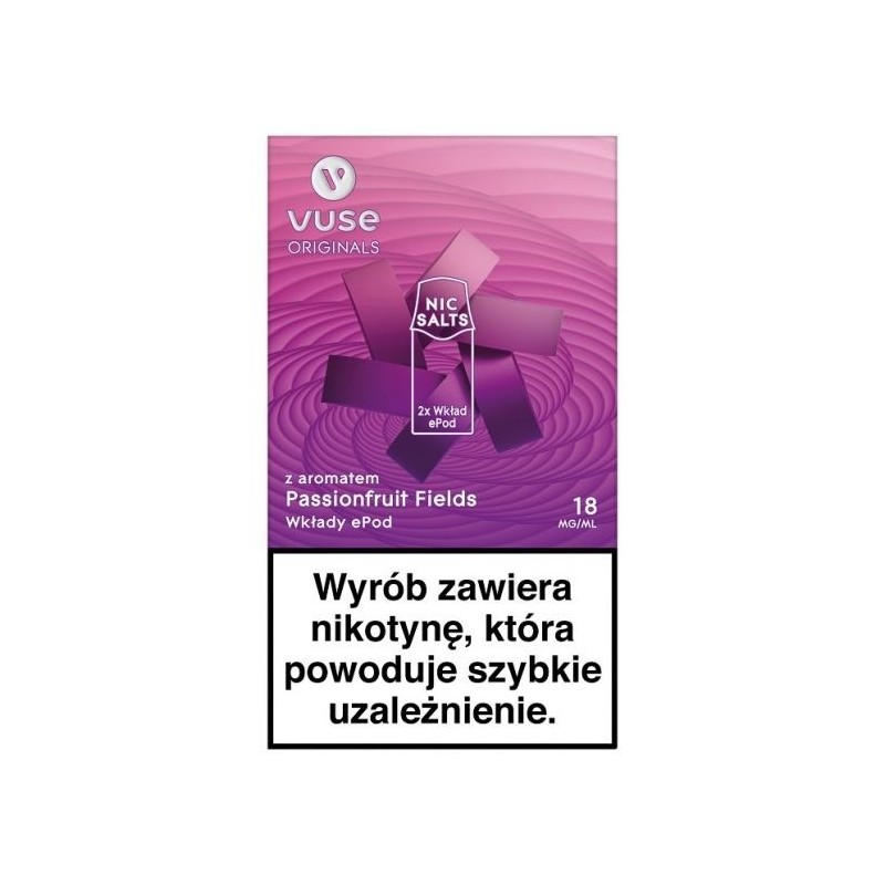 Vuse ePod Passionfruit Fields 18mg /ml (2 szt.) | Eliq Vapoteur