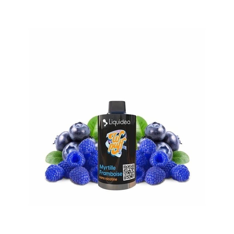 Wkład Wpuff by Liquidéo 12ml - Myrtille Framboise 0mg | Eliq Vapoteur