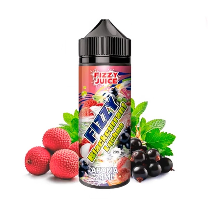 Longfill Fizzy Juice 24/120ml - Blackcurrant Lychee | Eliq Vapoteur