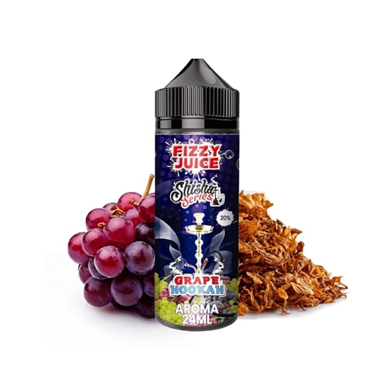 Longfill Fizzy Juice Shisha 24/120ml - Grape Hookah | Eliq Vapoteur