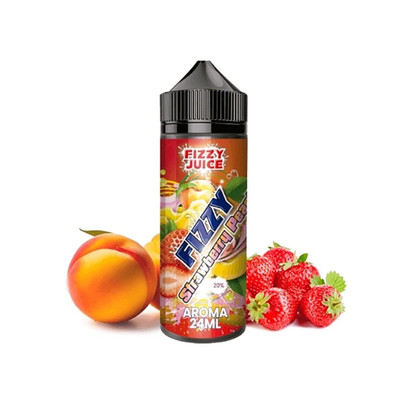Longfill Fizzy Juice 24/120ml - Strawberry Peach | Eliq Vapoteur