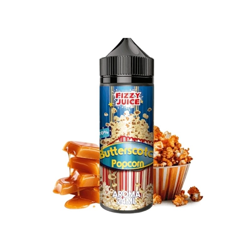 Longfill Fizzy Juice 24/120ml - Butterscotch Popcorn | Eliq Vapoteur