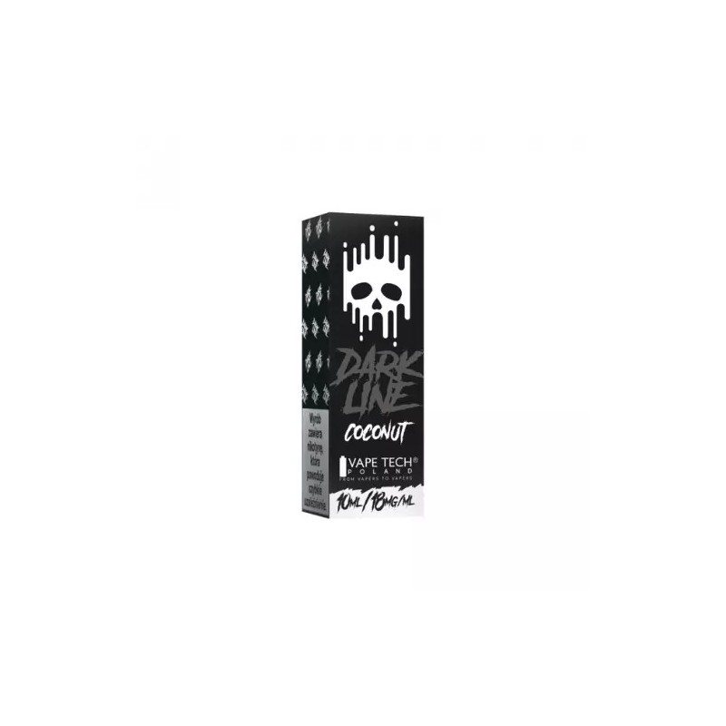 Liquid DARK LINE 10ml - Coconut 18mg (A25) | Eliq Vapoteur