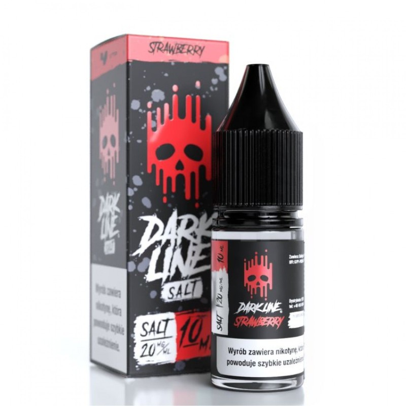 Liquid DARK LINE SALT 10ml - Strawberry 20mg (A25) | Eliq Vapoteur