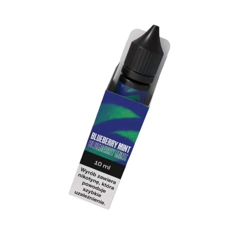 Liquid VBar VJuice Go 10ml - Blueberry Mint 18mg (A25) | Eliq Vapoteur