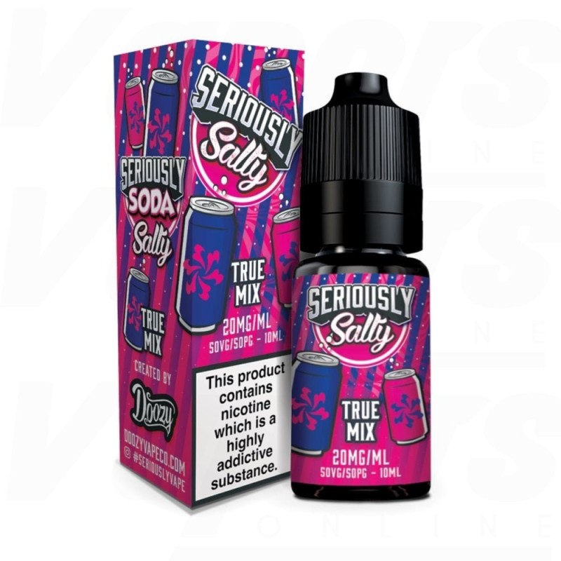 Liquid Seriously Salty - True Mix 20 mg 10 ml | Eliq Vapoteur