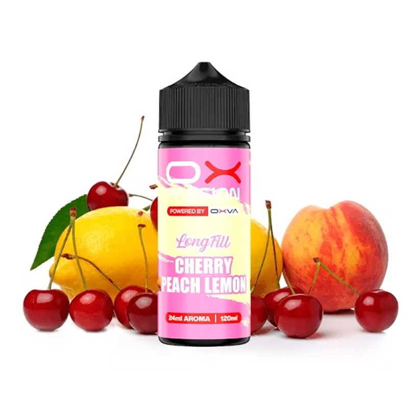 Longfill OXVA OX Passion 24/120ml - Cherry Peach Lemon | Eliq Vapoteur