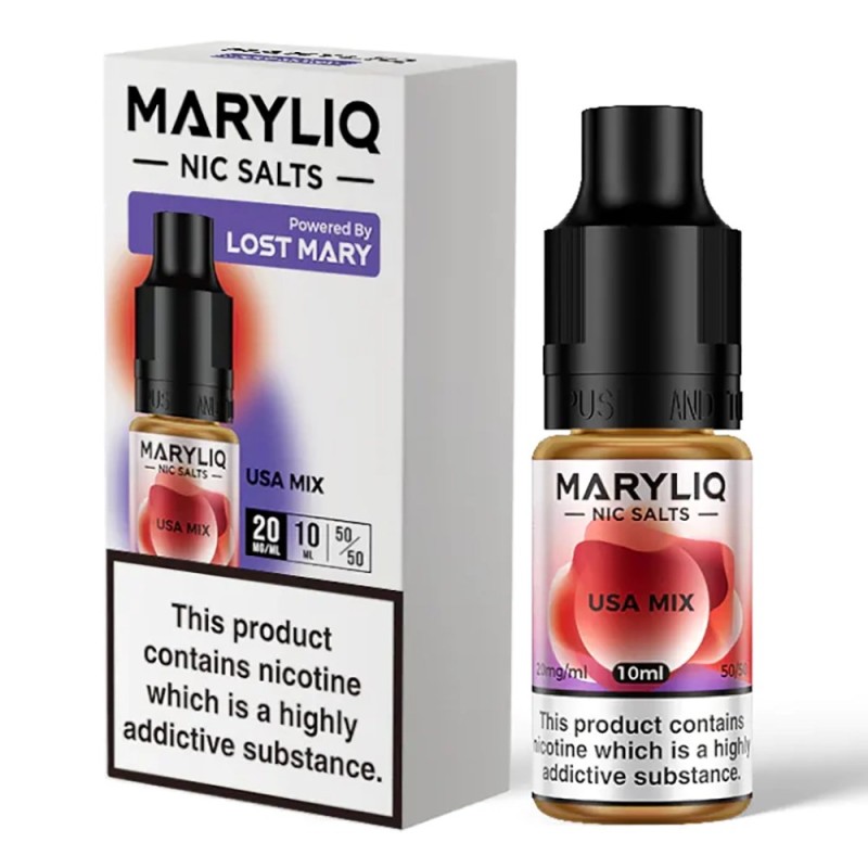 Liquid Maryliq Nic Salts 10ml - USA MIX 20mg | Eliq Vapoteur