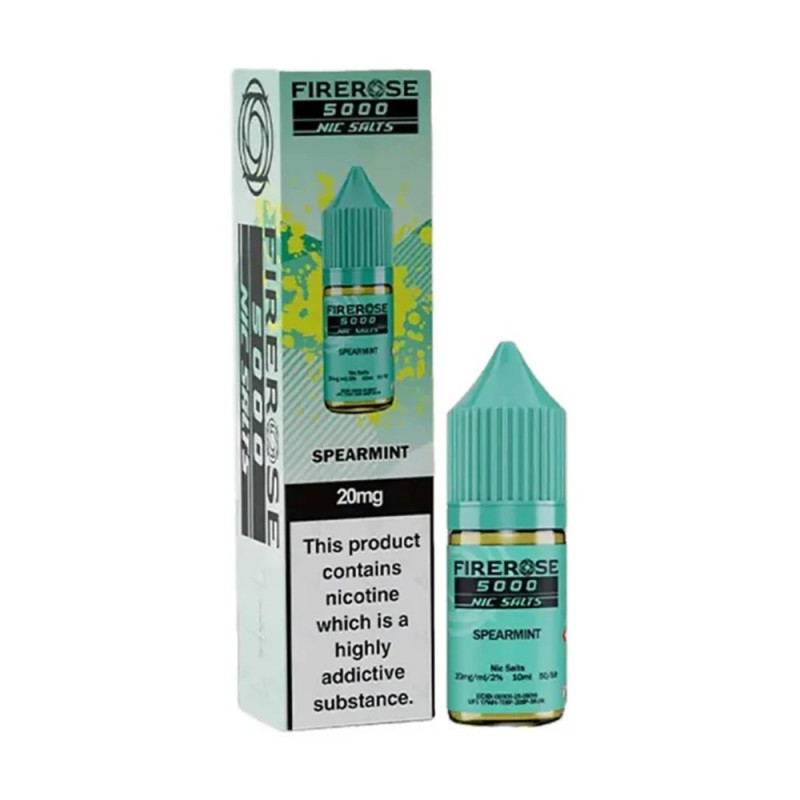 Liquid FireRose 5000 Nic Salts 10ml - Menthe Verte 20mg | Eliq Vapoteur