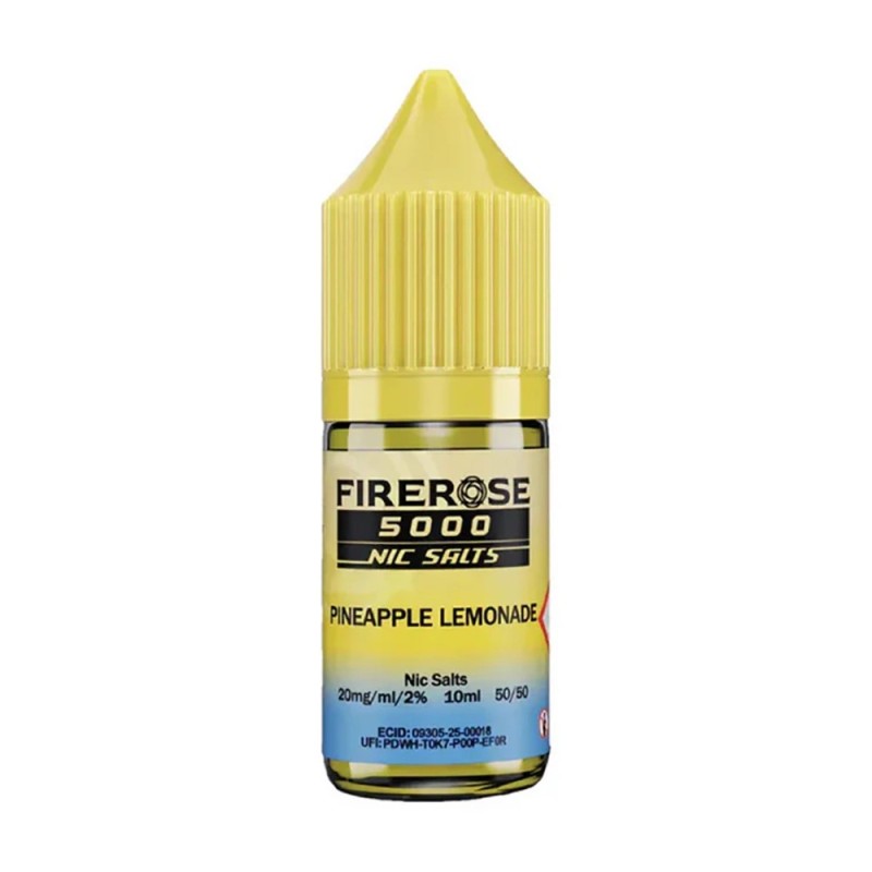 Liquid FireRose 5000 Nic Salts 10ml - Ananas Limonade 20mg | Eliq Vapoteur