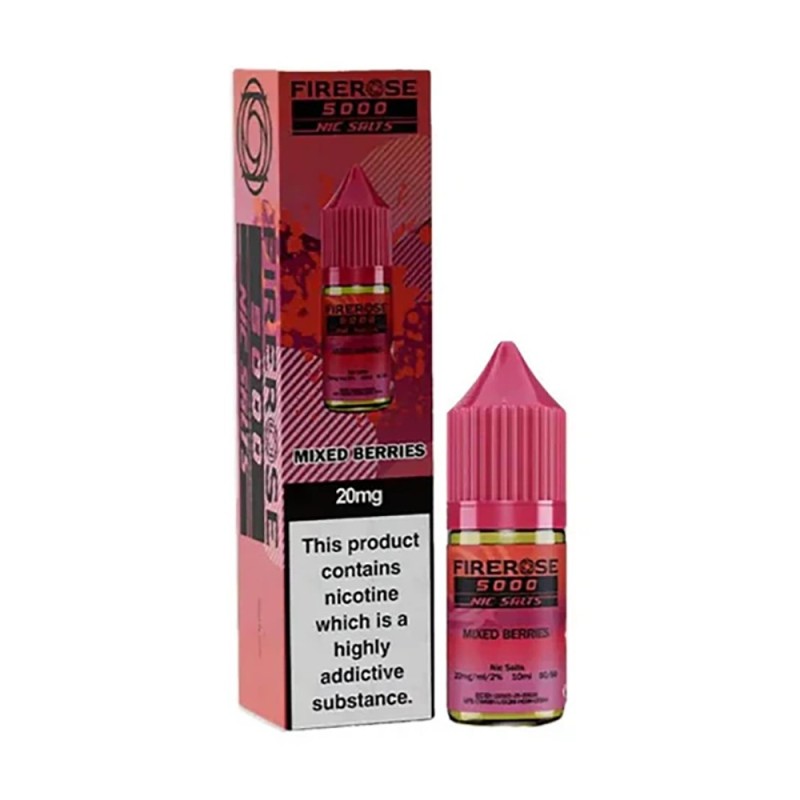 Liquid FireRose 5000 Nic Salts 10ml - Fruits Rouges 20mg | Eliq Vapoteur