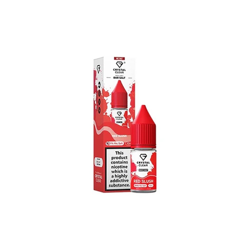 Liquid Crystal Clear Salts 10ml - Red Slush 20mg | Eliq Vapoteur