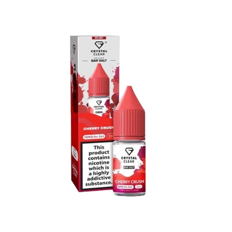 Liquid Crystal Clear Salts 10ml - Cherry Crush 20mg | Eliq Vapoteur
