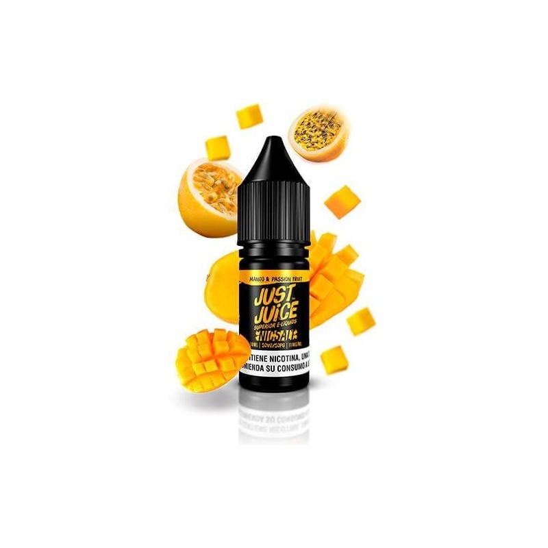 Liquid Just Juice Salts Iconic Fruit Salts - Mango Passionfruit 20mg 10ml | Eliq Vapoteur