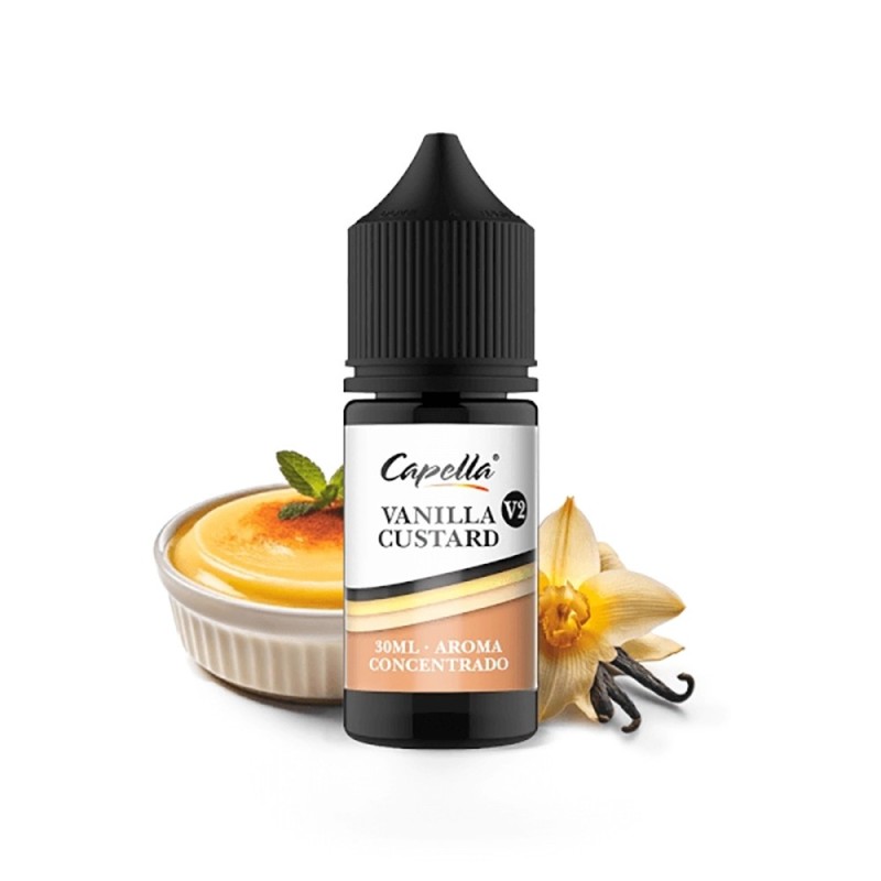 Koncentrat Capella - Vanilla Custard V2 30ml | Eliq Vapoteur