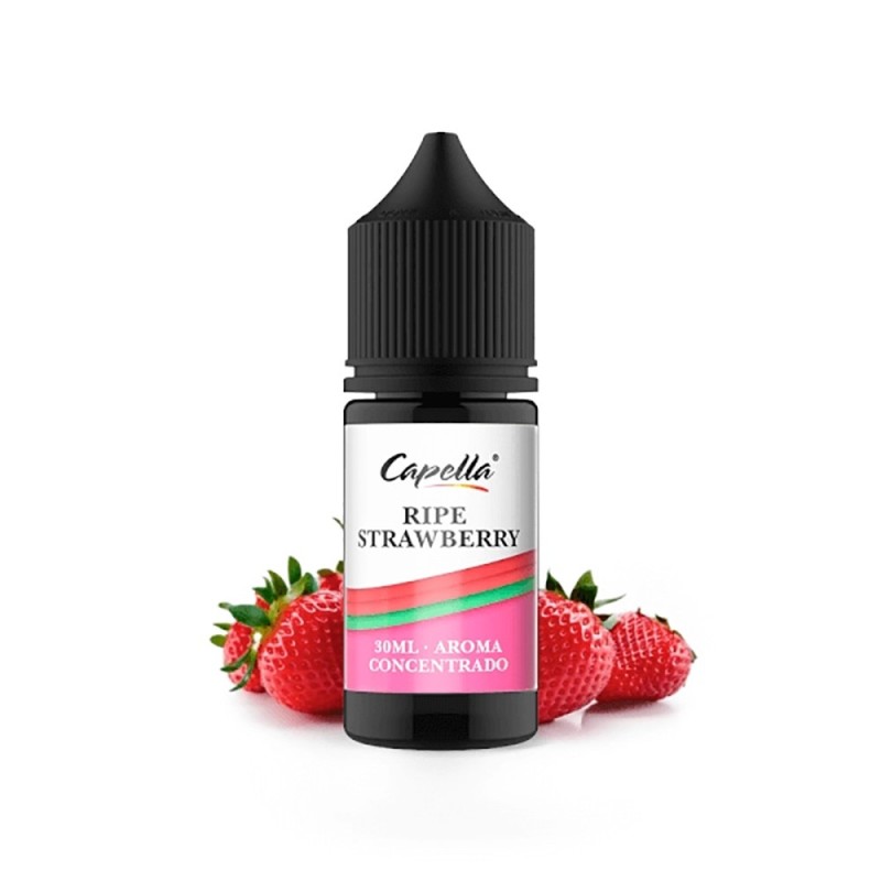 Koncentrat Capella - Ripe Strawberries 30ml | Eliq Vapoteur