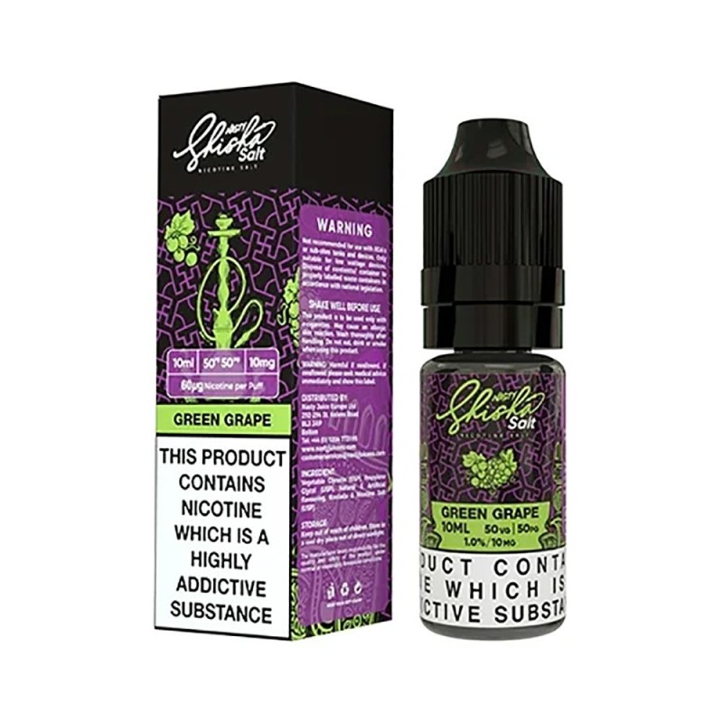 Liquid Nasty Salts 10ml - Green Grape 20mg