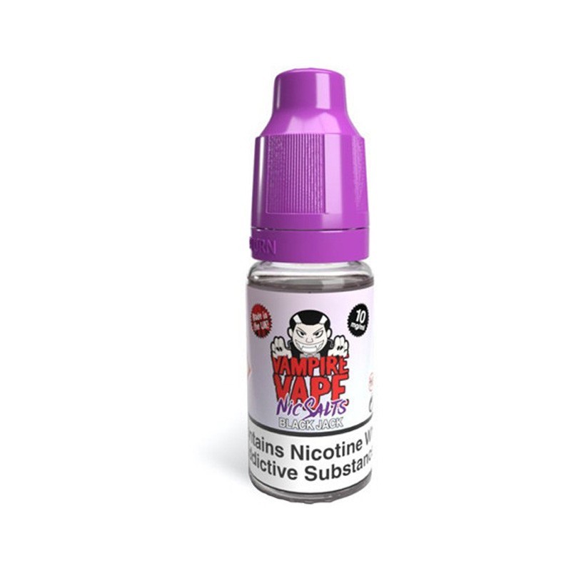 E-Liquide Vampire Vape Salt 10ml - Black Jack 20mg | EliqVapoteur