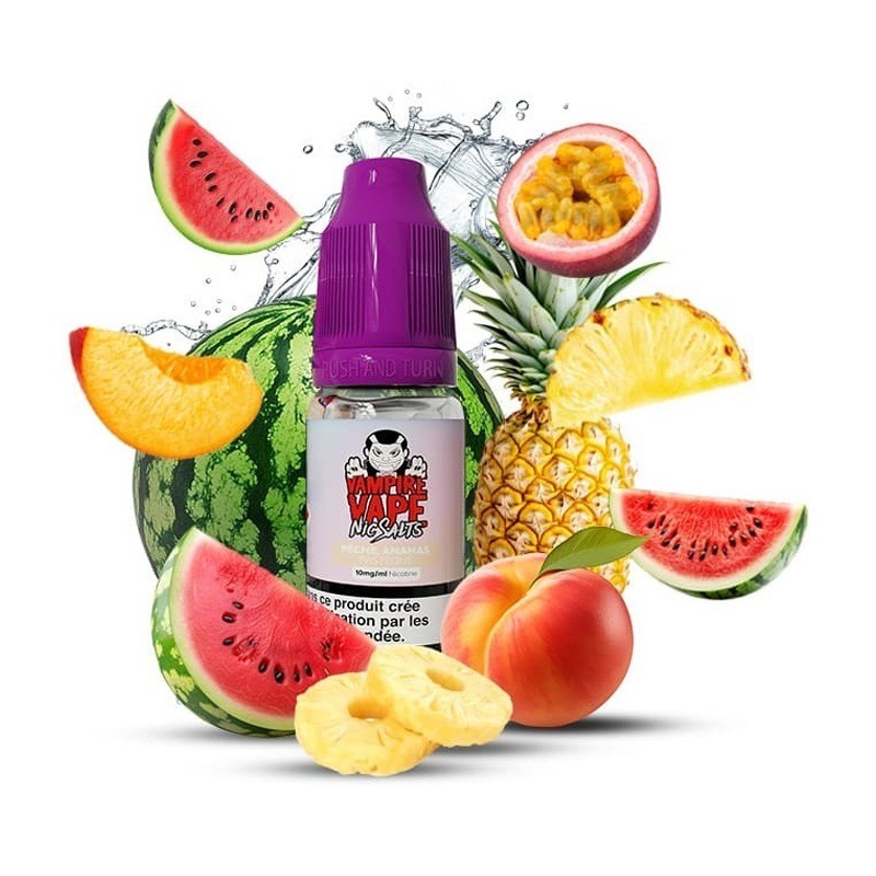 E-liquide Vampire Vape Salt 10ml - Peach Pineapple Watermelon (Peche Ananas Pasteque) 10mg | BigVapoteur