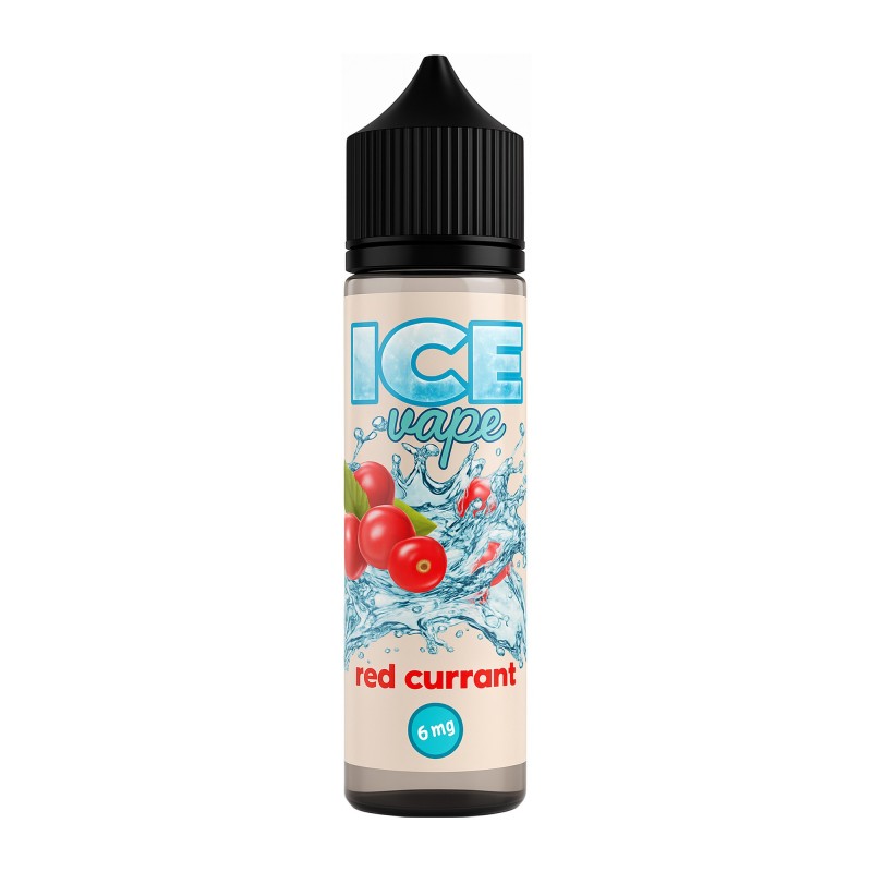 Longfill ICE Vape 6/60ml - Groseille Rouge | EliqVapoteur